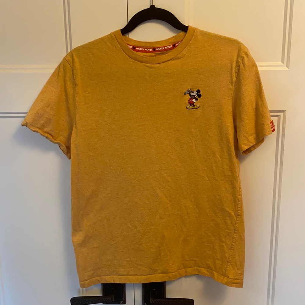 Yellow Mickey Mouse t-shirt